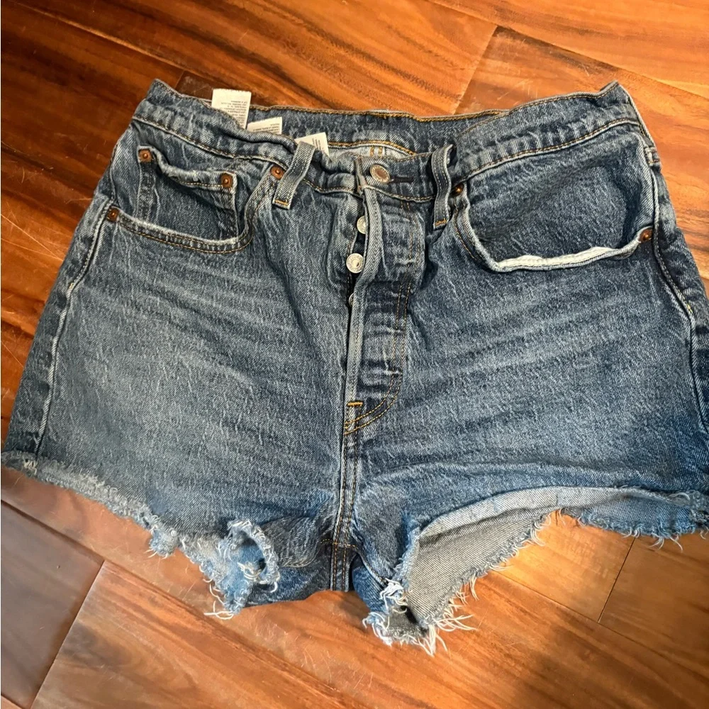 Levi’s Denim Blue Women's Shorts‎ 501 (0882)